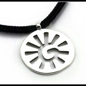Sun spiral pendant